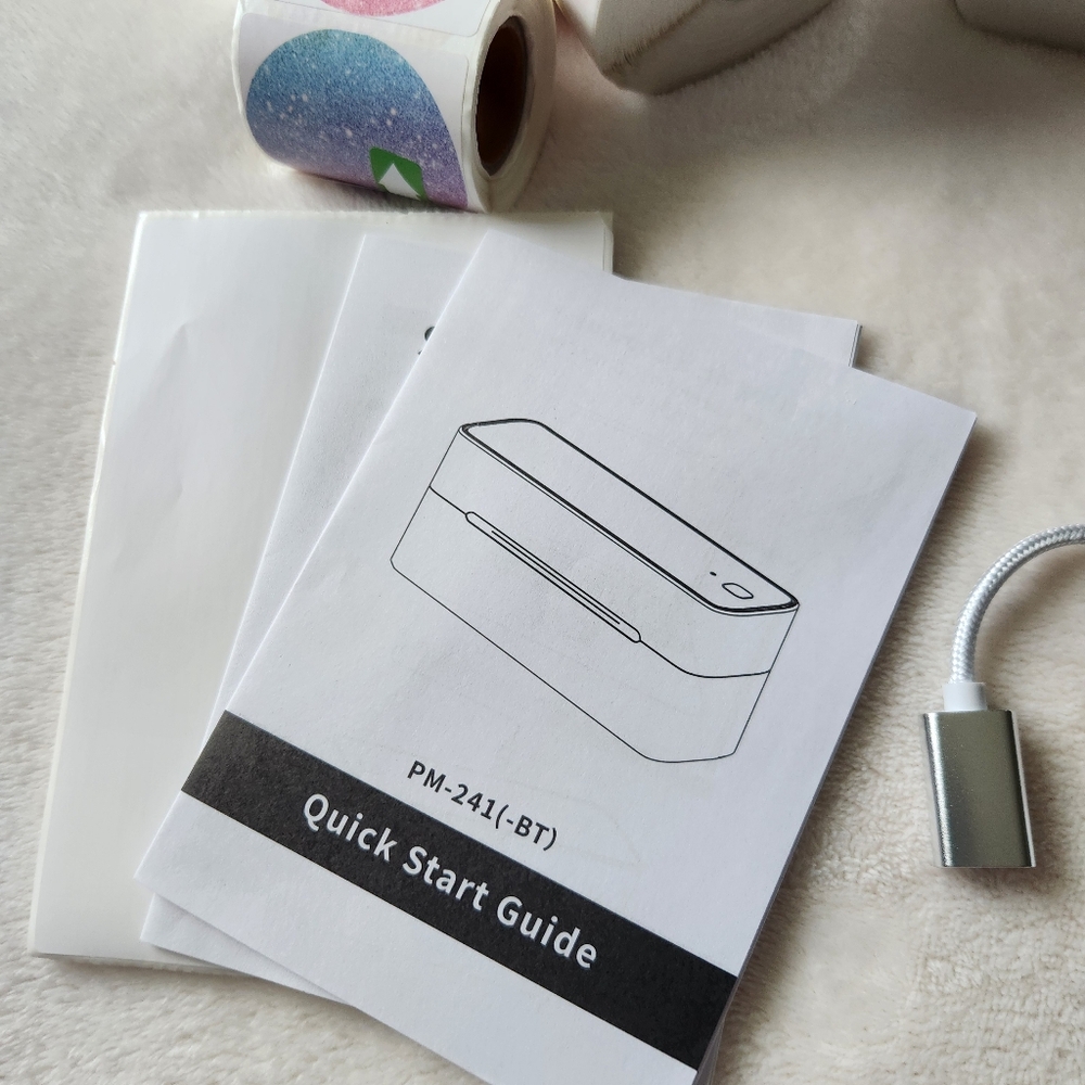 Thermal Printer with Accessories Print Labels & DIY Stickers - Picture 5 of 13